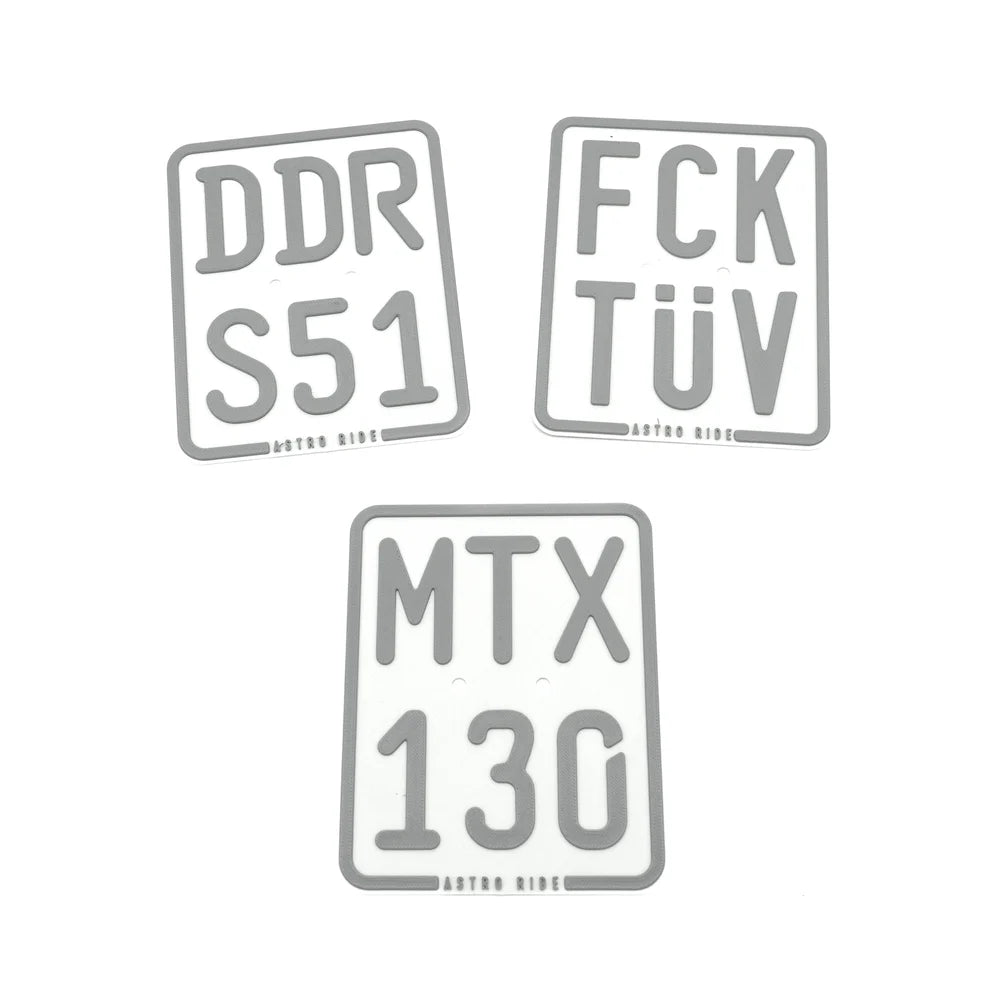 3D-Druck Show Kennzeichen