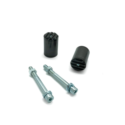 CNC/ Carbon Sturzpad Set Hinten