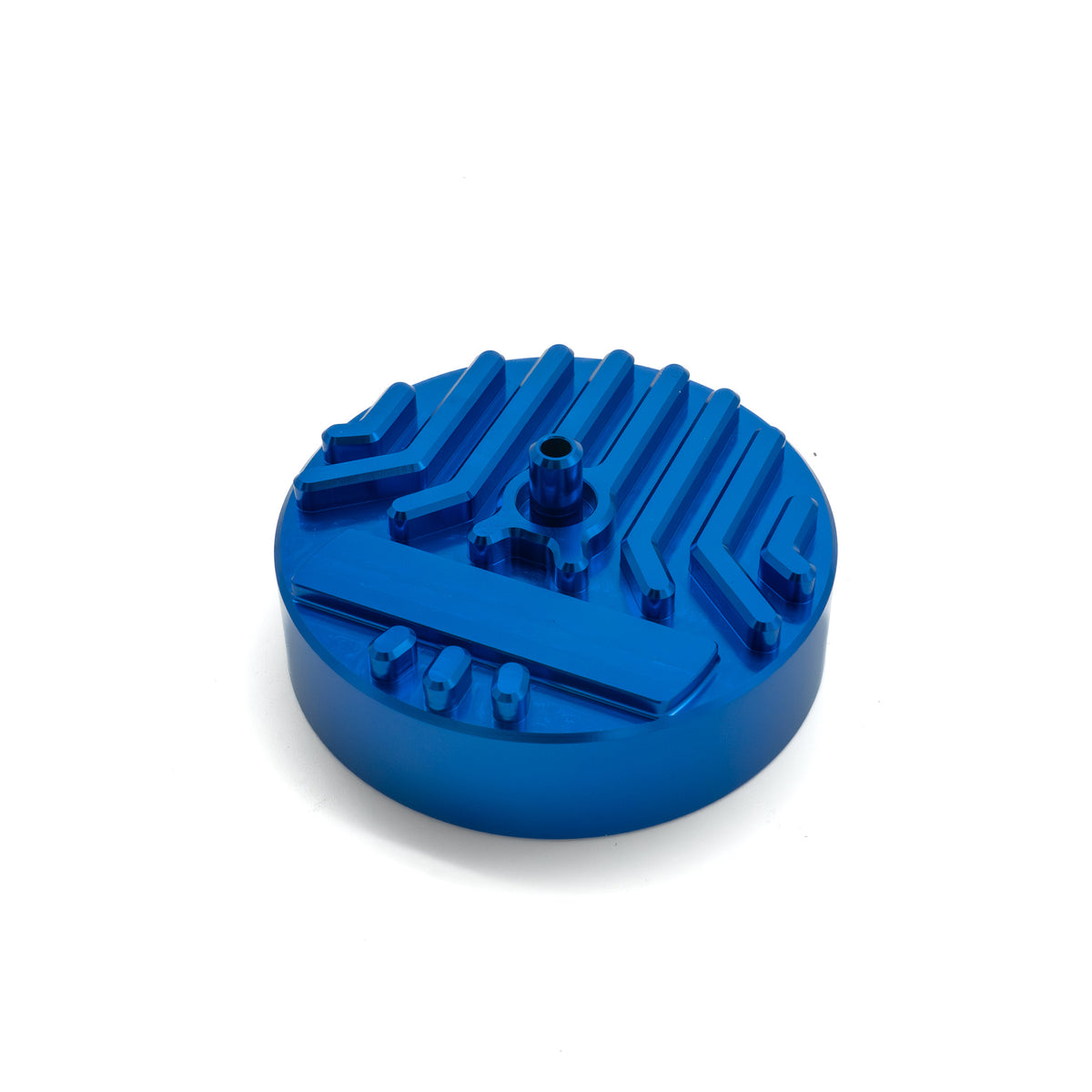 Tankdeckel Gravur Blau